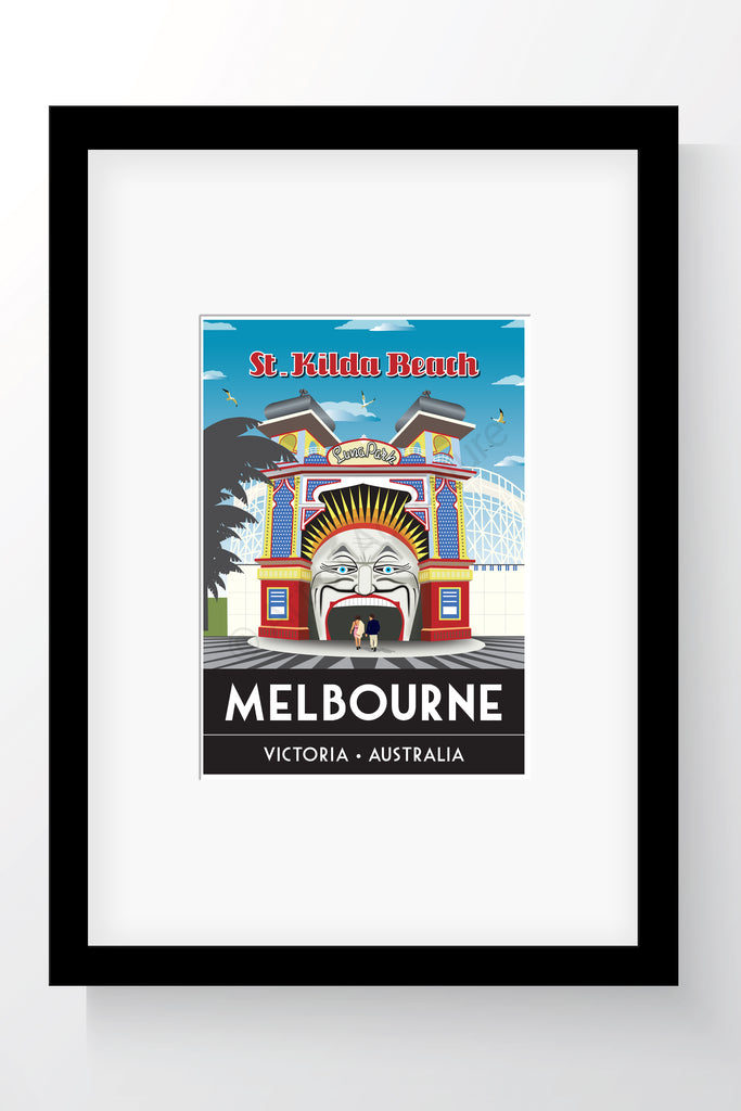 Melbourne St.Kilda Mini Print