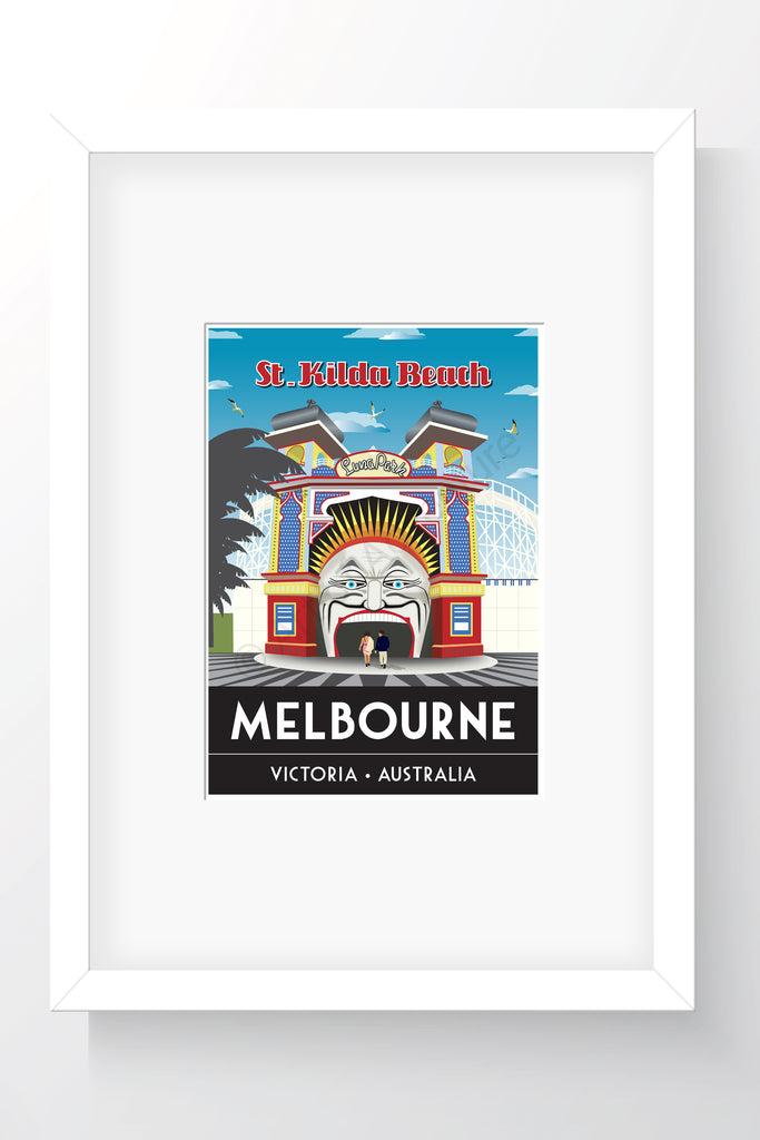 Melbourne St.Kilda Mini Print