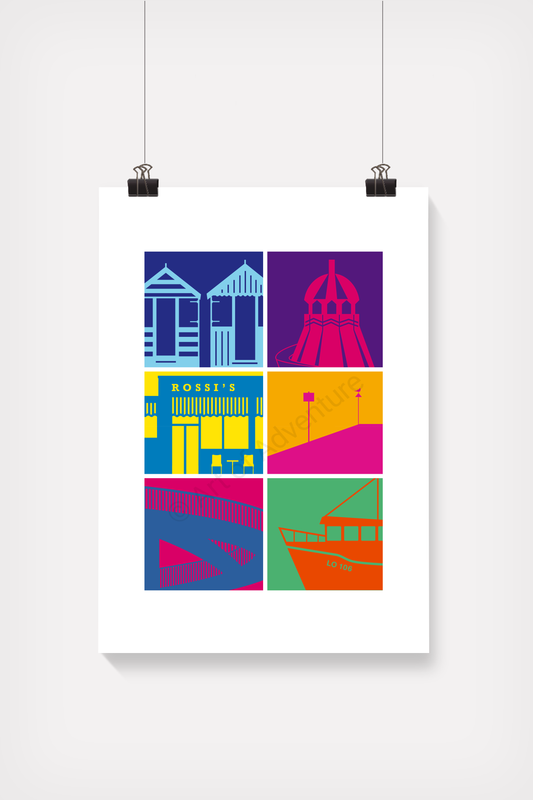 Silhouette Mini Print – Thames Estuary