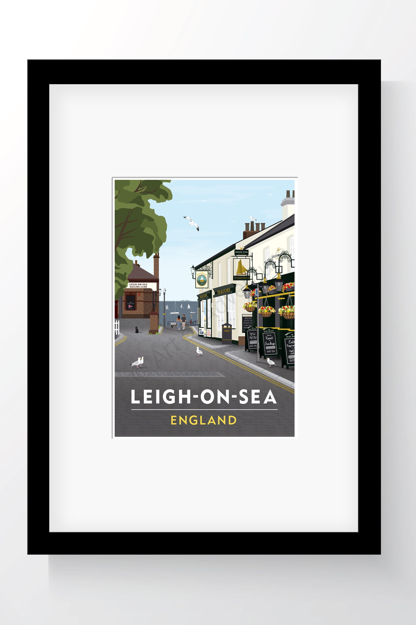 Old Leigh Pubs – Mini Print