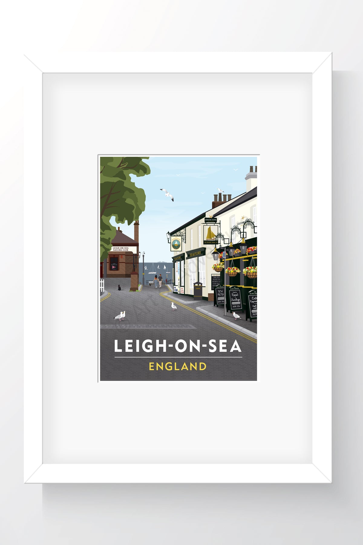 Old Leigh Pubs – Mini Print