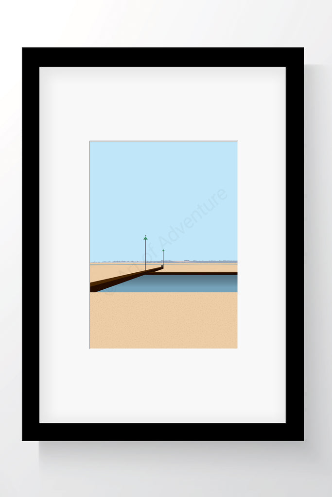 Paddling Pools Mini Print – Chalkwell