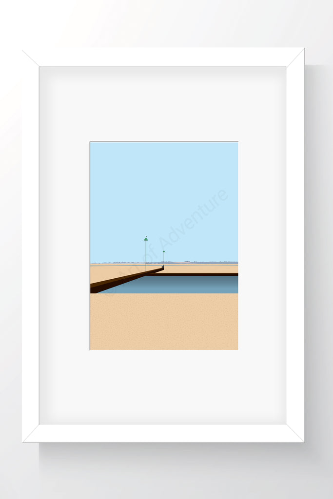 Paddling Pools Mini Print – Chalkwell