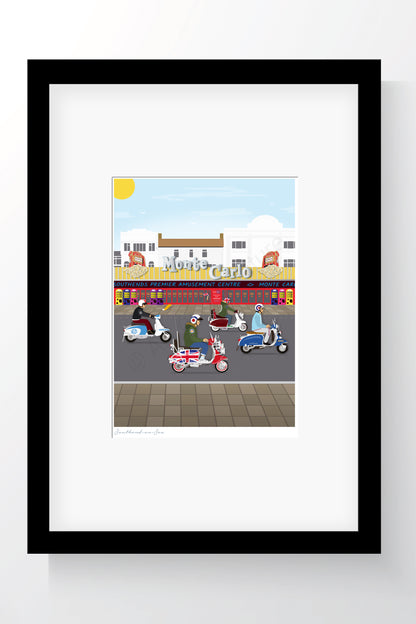 Scooters Mini Print – Southend