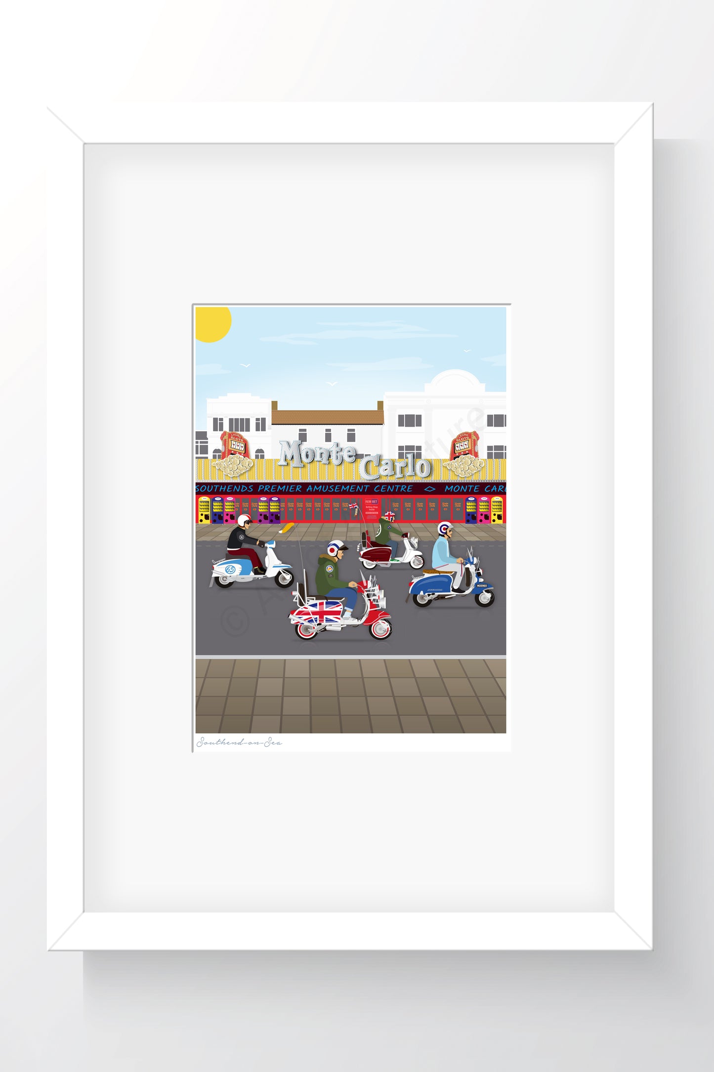 Scooters Mini Print – Southend