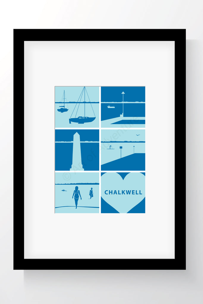 Silhouette Mini Print – Chalkwell