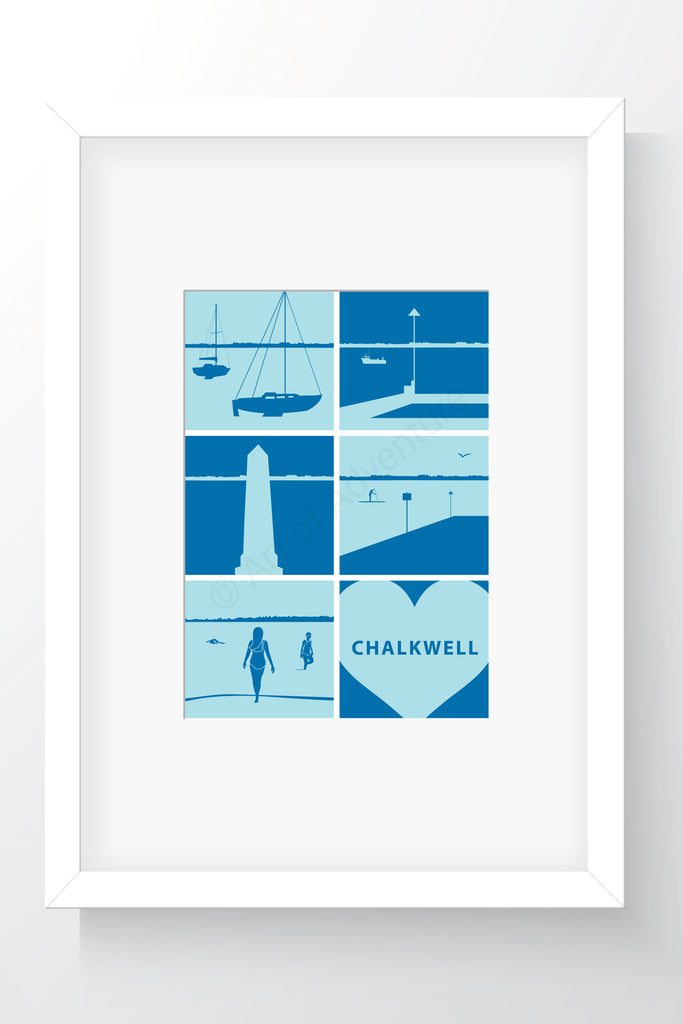 Silhouette Mini Print – Chalkwell