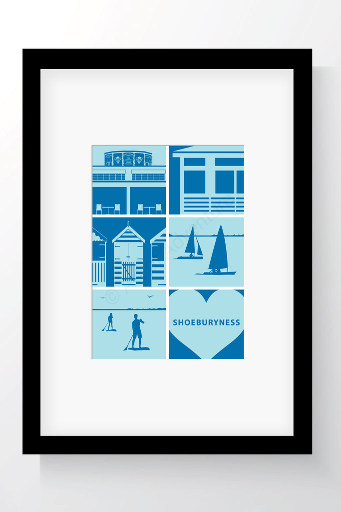 Silhouette Mini Print – Shoeburyness