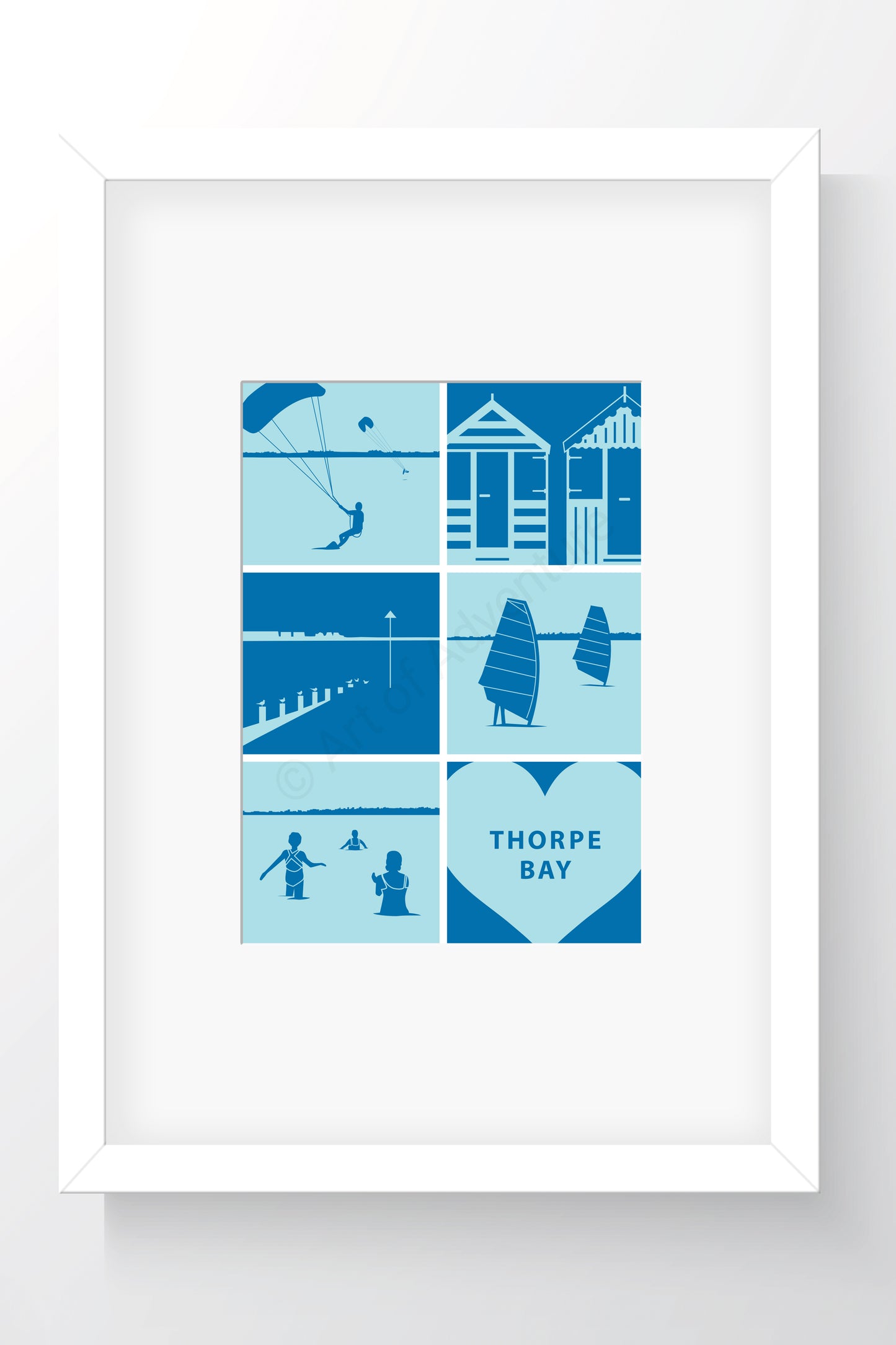 Silhouette Mini Print – Thorpe Bay