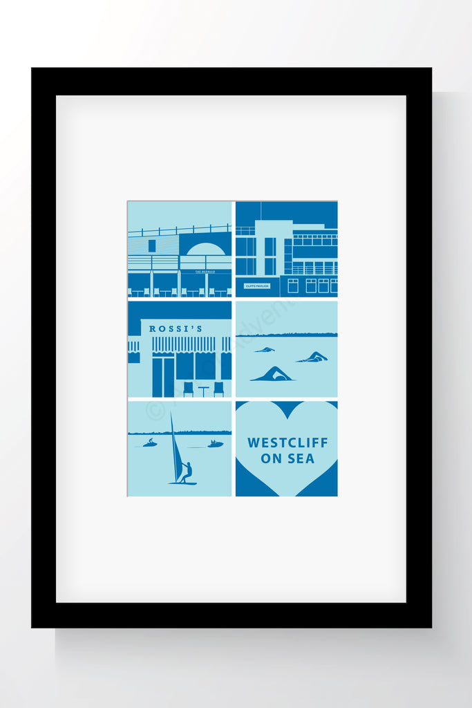 Silhouette Mini Print – Westcliff-on-Sea