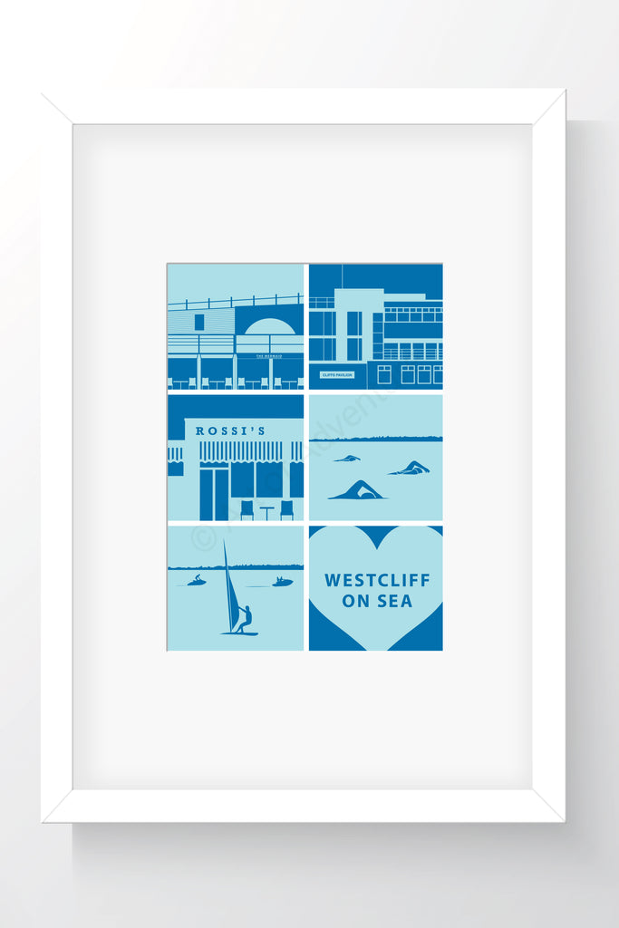 Silhouette Mini Print – Westcliff-on-Sea