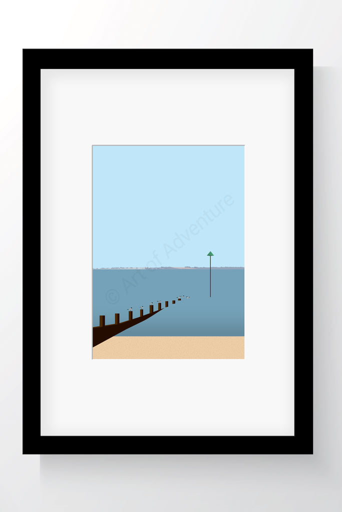 Thames Estuary Mini Print – Chalkwell