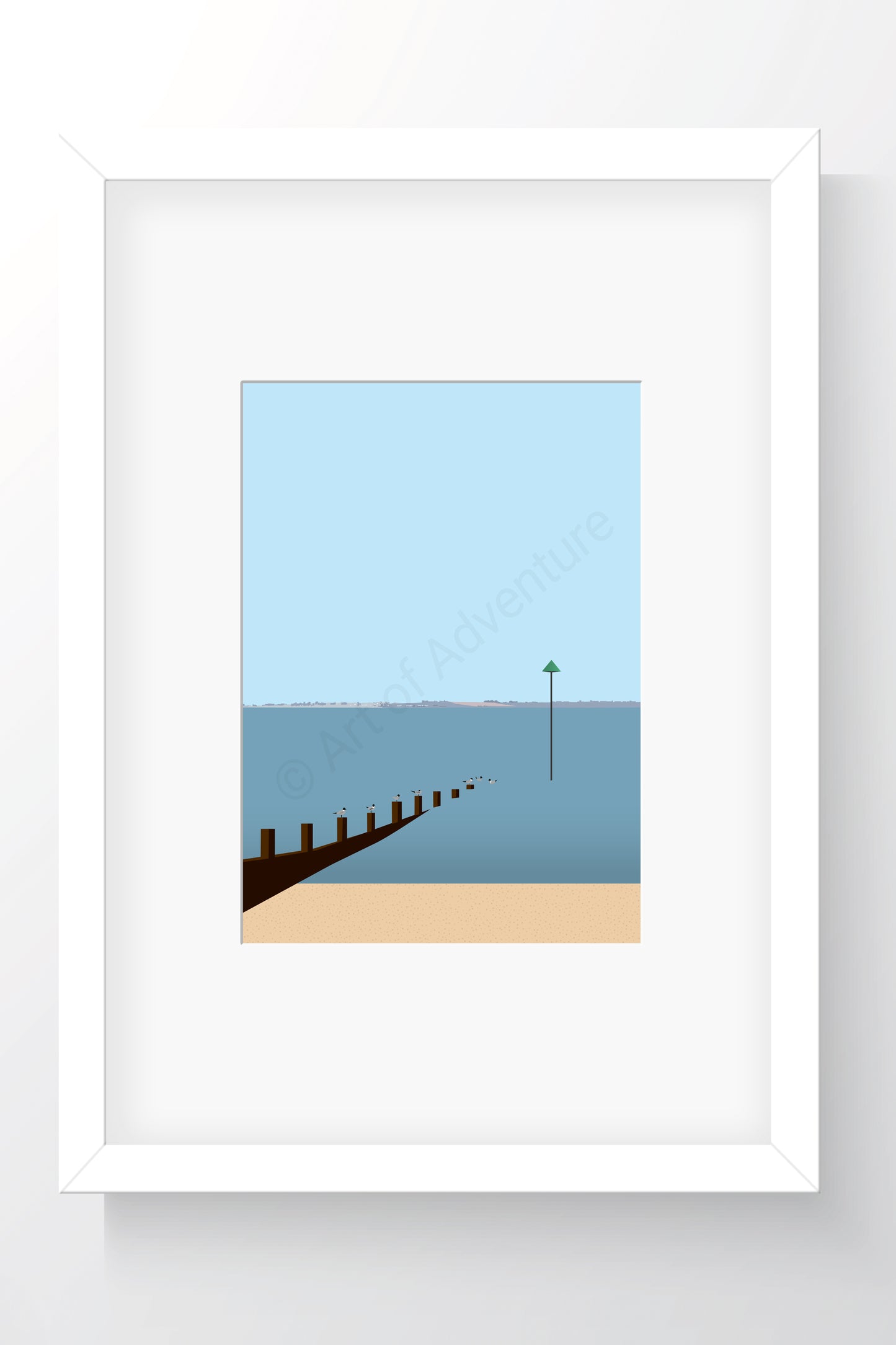 Thames Estuary Mini Print – Chalkwell