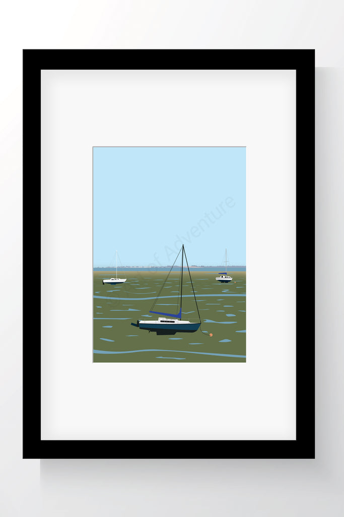 Tide Out Mini Print – Leigh-on-Sea