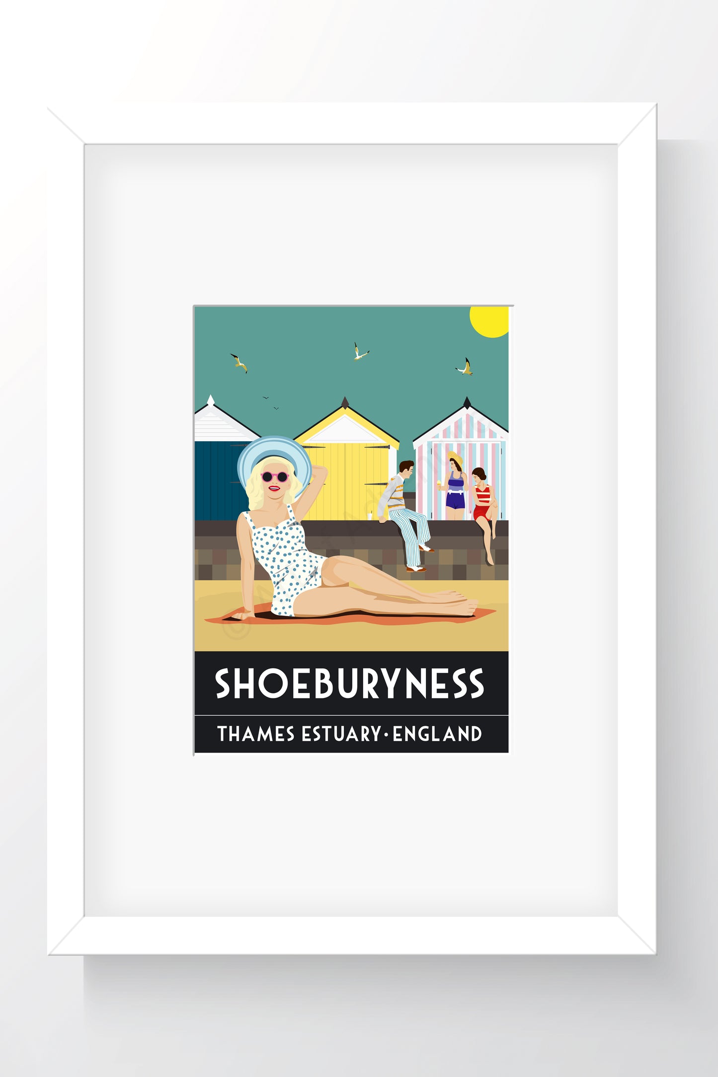 Vintage– Shoeburyness Mini Print