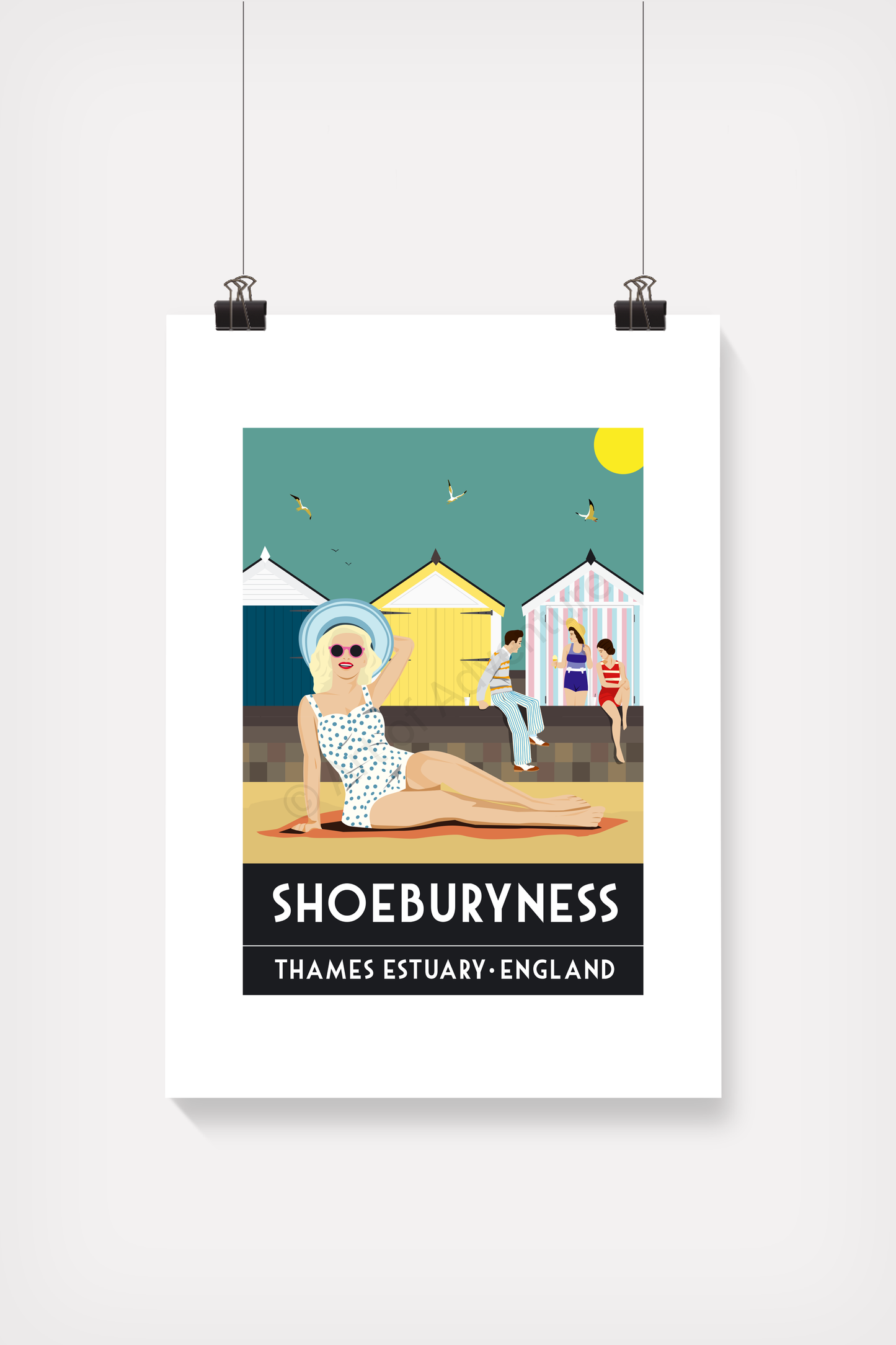 Vintage– Shoeburyness Mini Print