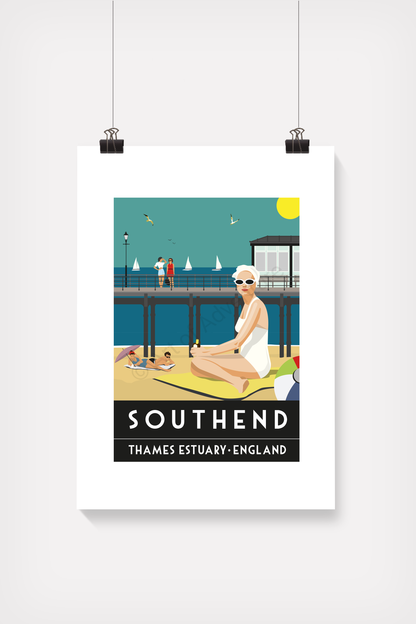 Vintage – Southend  Mini Print