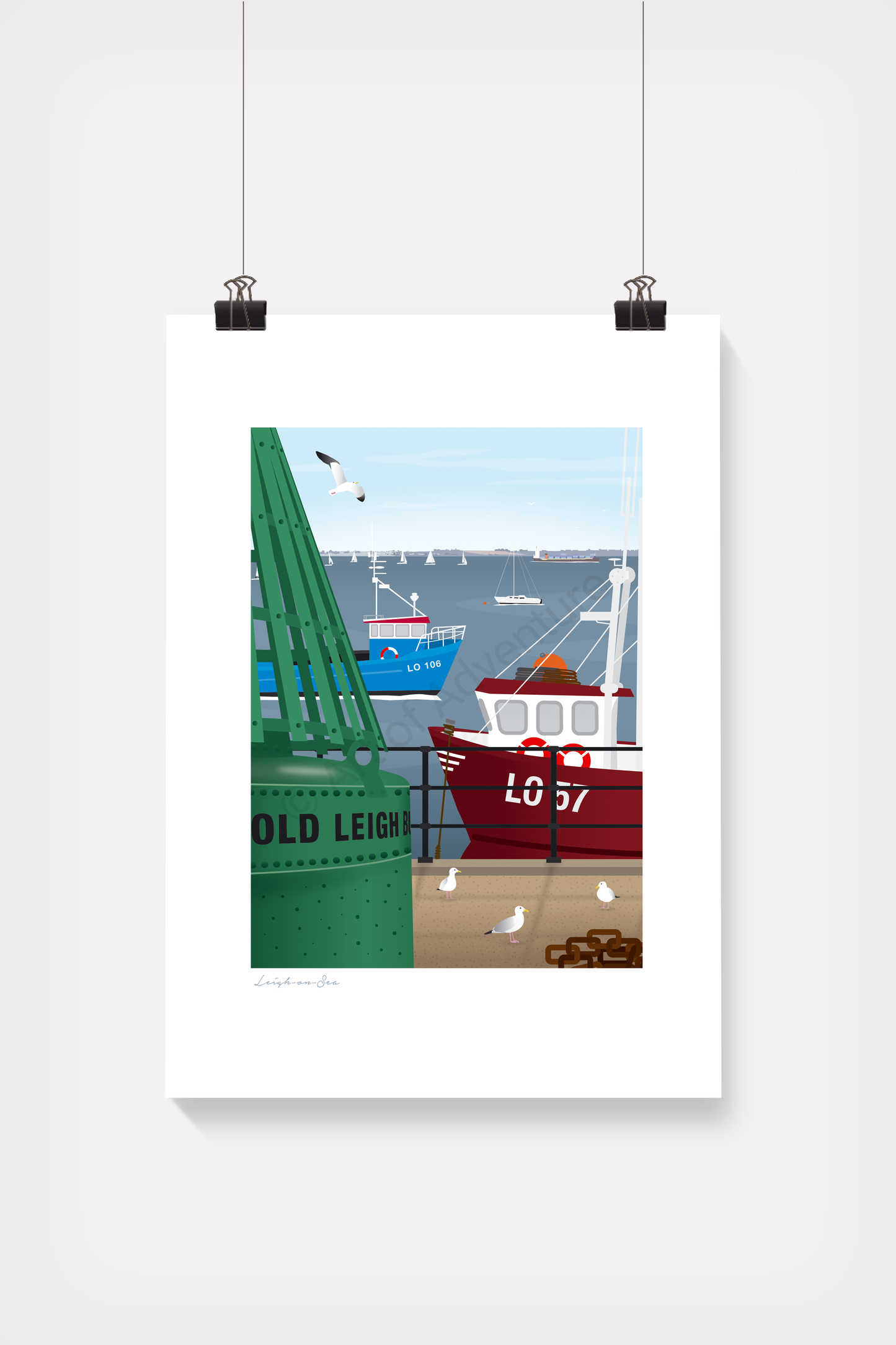 Old Leigh Buoy Mini Print – Leigh-on-Sea