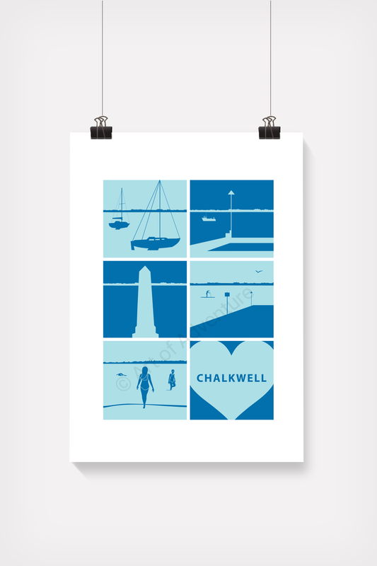 Silhouette Mini Print – Chalkwell