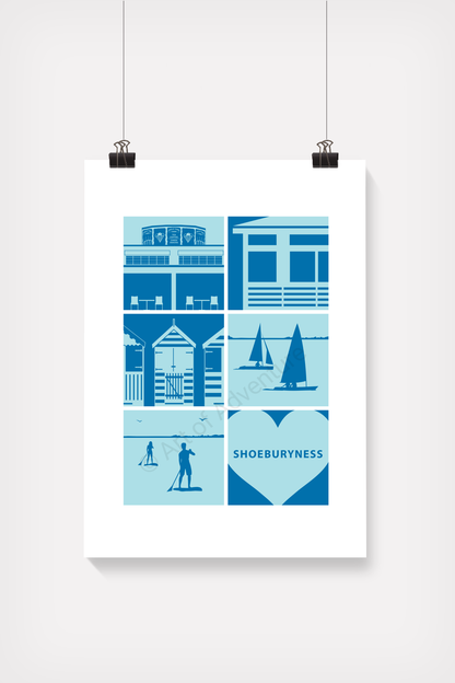 Silhouette Mini Print – Shoeburyness