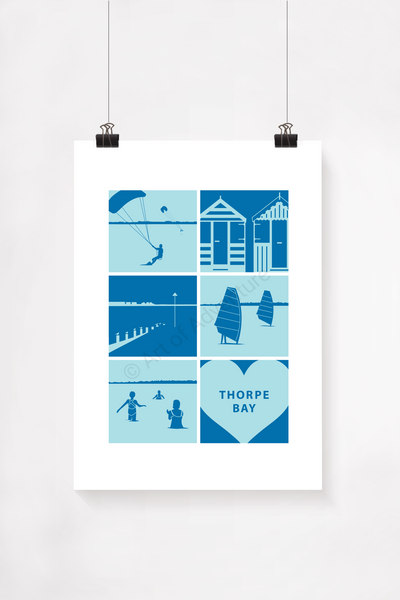 Silhoutte Mini Print – Thorpe Bay