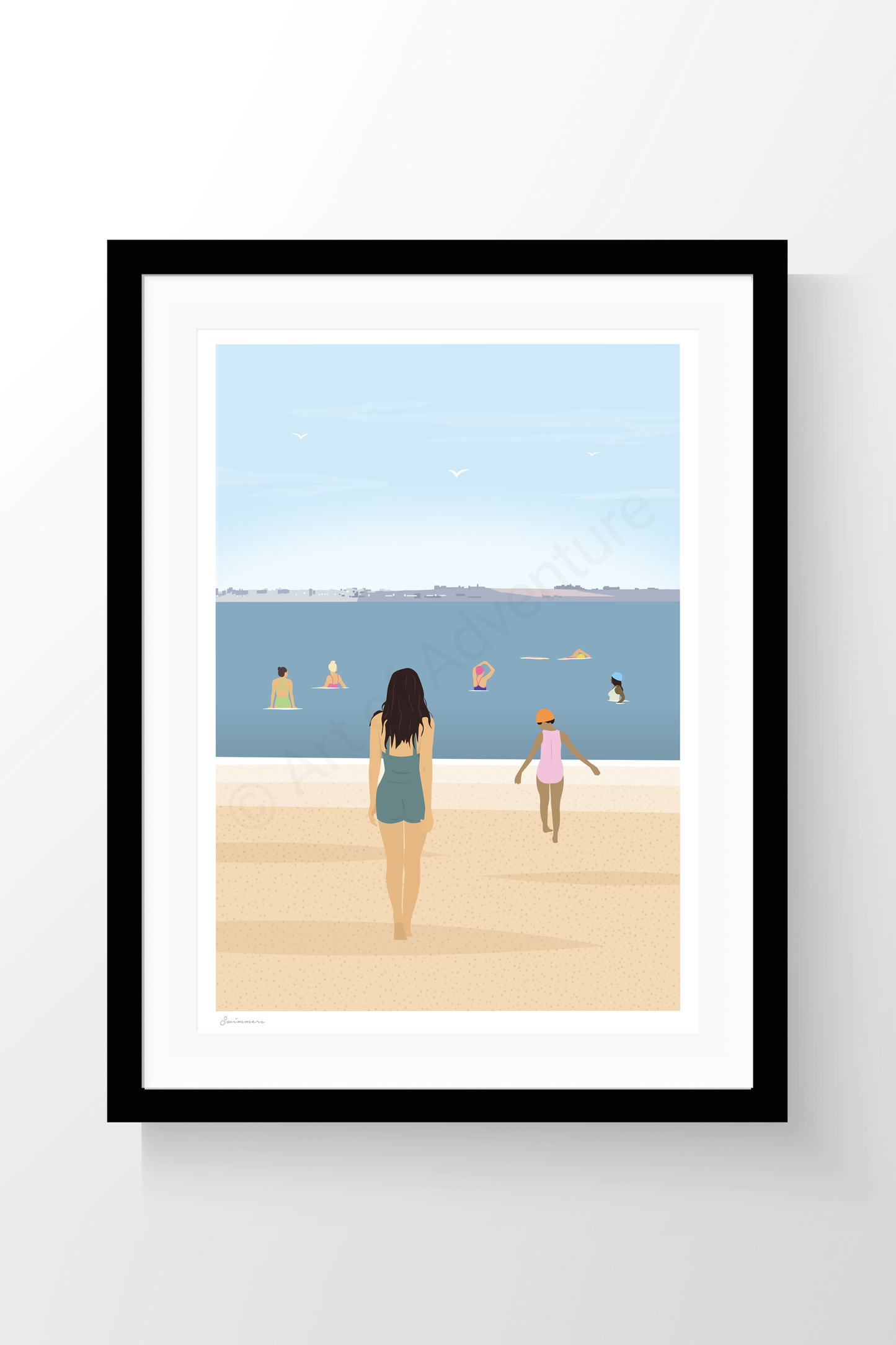 Swimmers – Thames Estuary