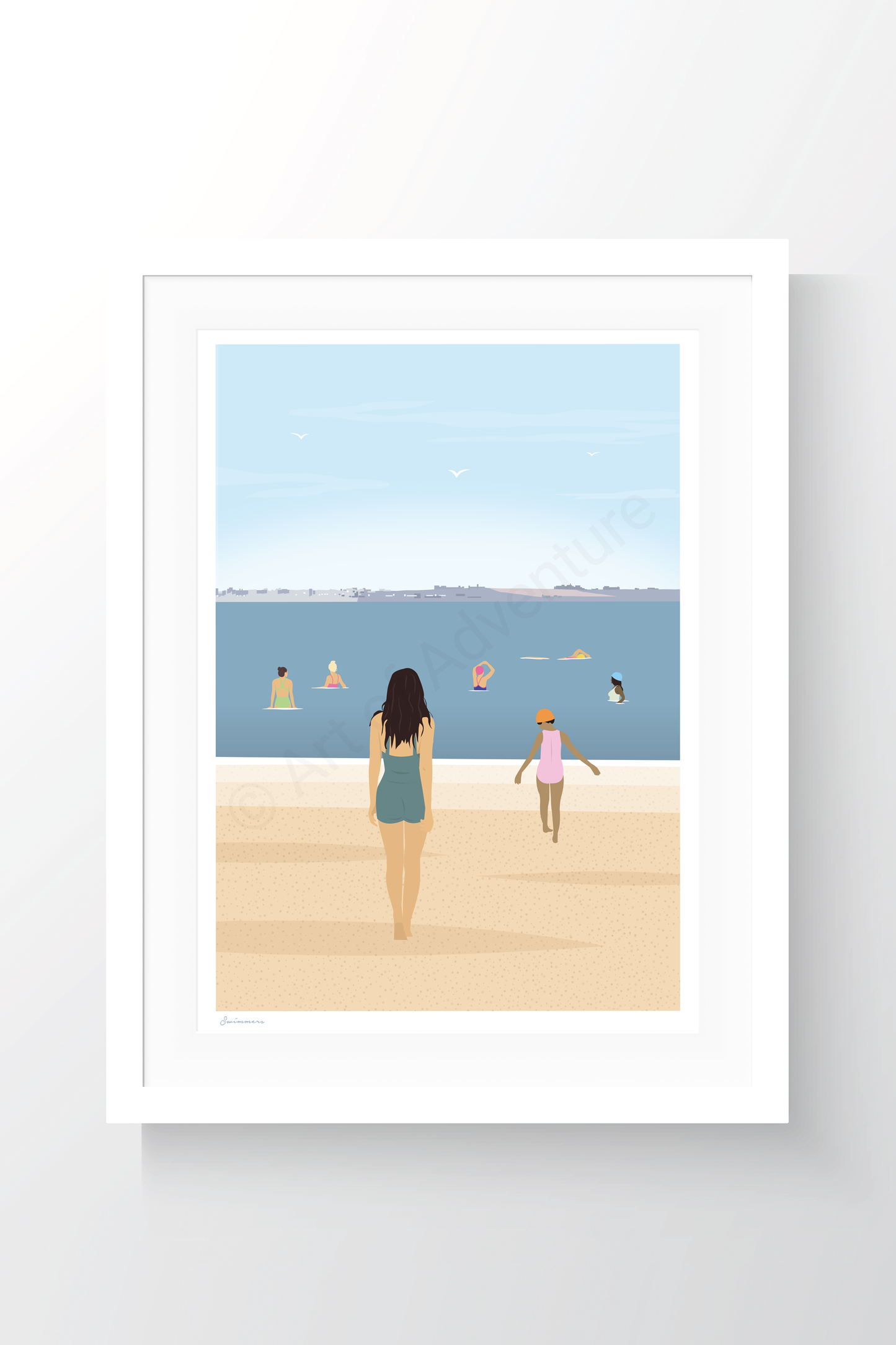 Swimmers – Thames Estuary