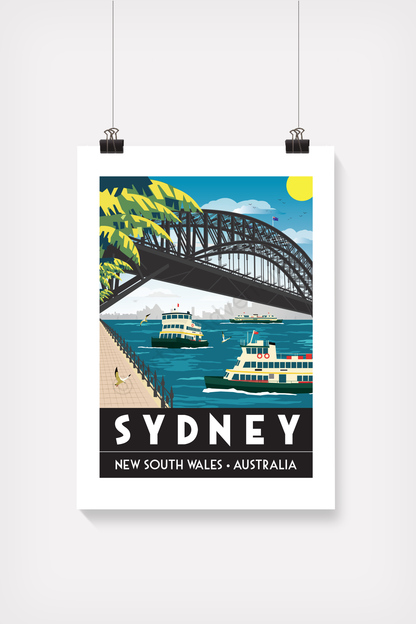 Sydney Harbour Bridge Mini Print