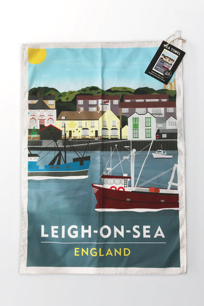 Old Leigh Tea Towel