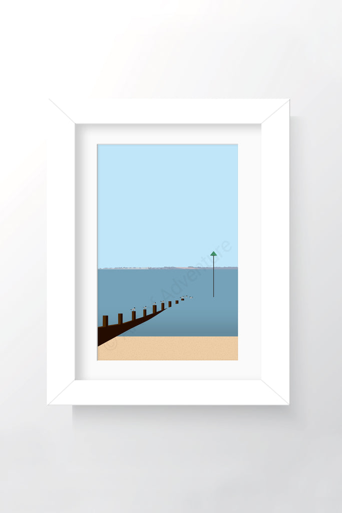Thames Estuary Mini Print – Chalkwell
