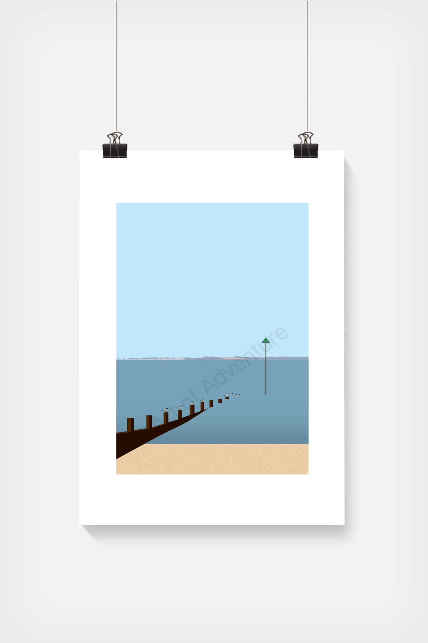 Thames Estuary Mini Print – Chalkwell