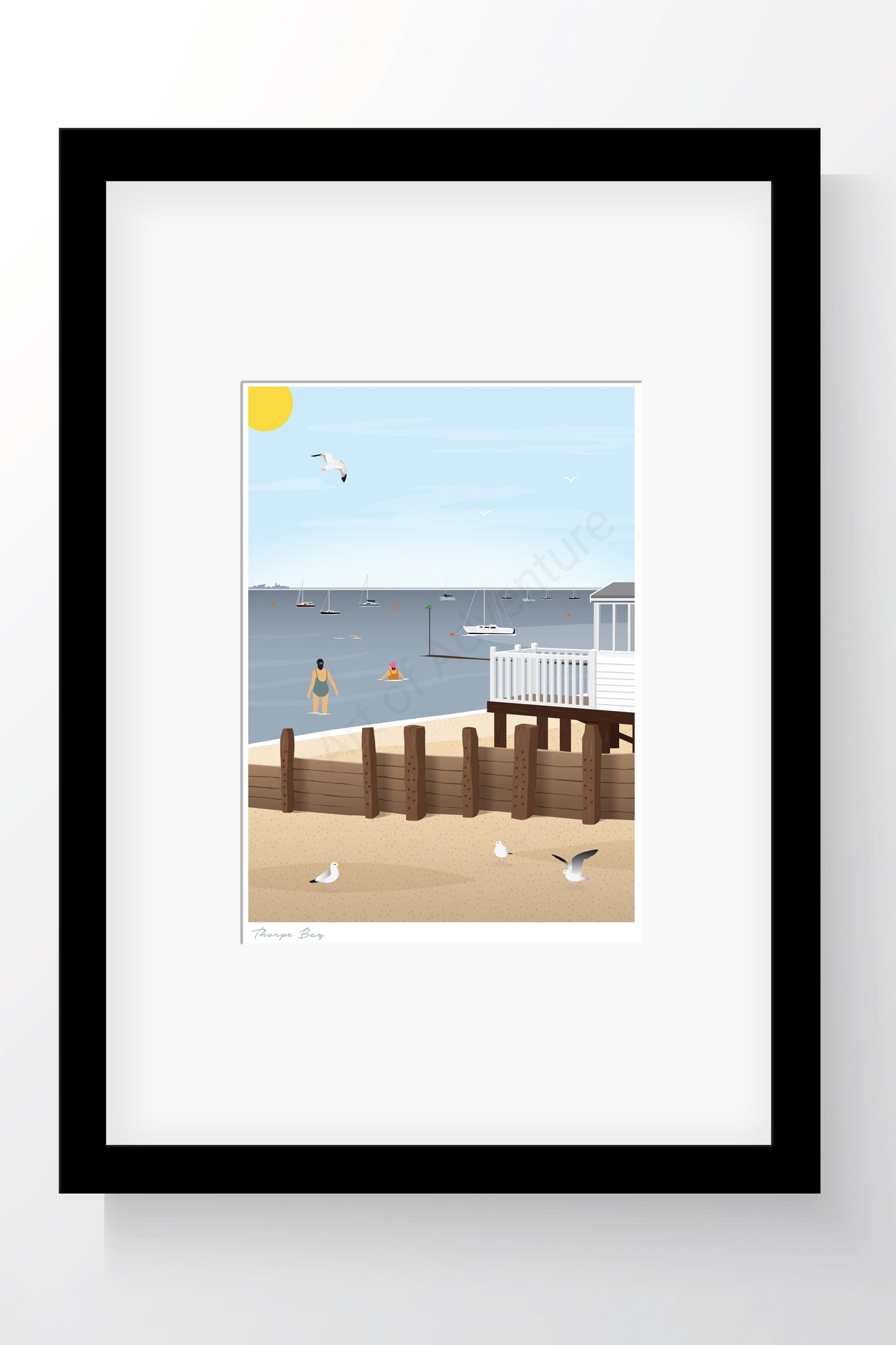 Beach Days Mini Print – Thorpe Bay