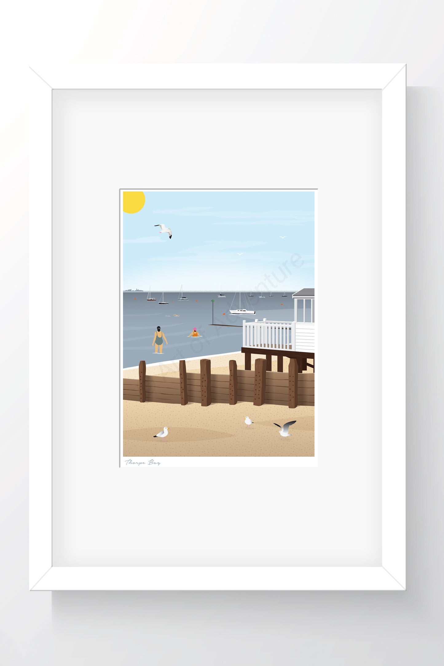Beach Days Mini Print – Thorpe Bay