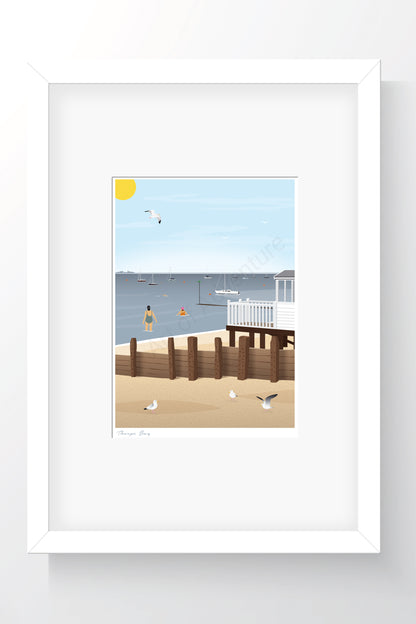 Beach Days Mini Print – Thorpe Bay