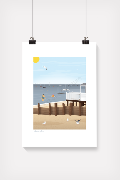 Beach Days Mini Print – Thorpe Bay
