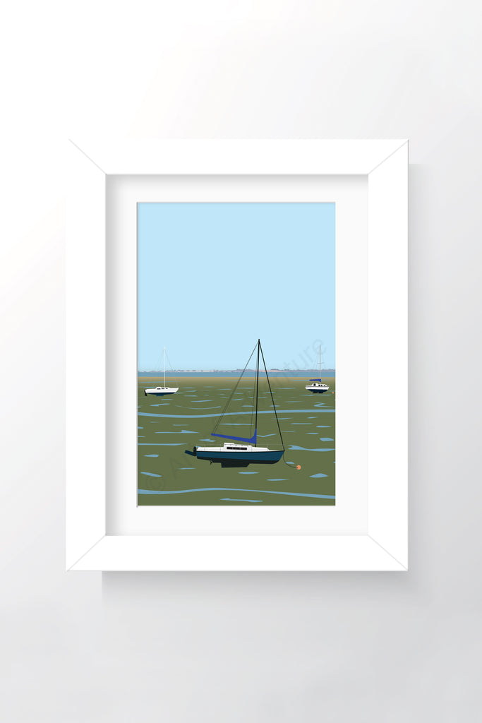 Tide Out Mini Print – Leigh-on-Sea