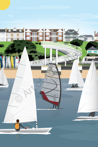 Gypsy Bridge Mini Print – Leigh-on-Sea