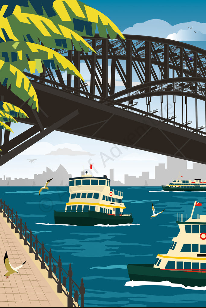 Sydney Harbour Bridge Mini Print