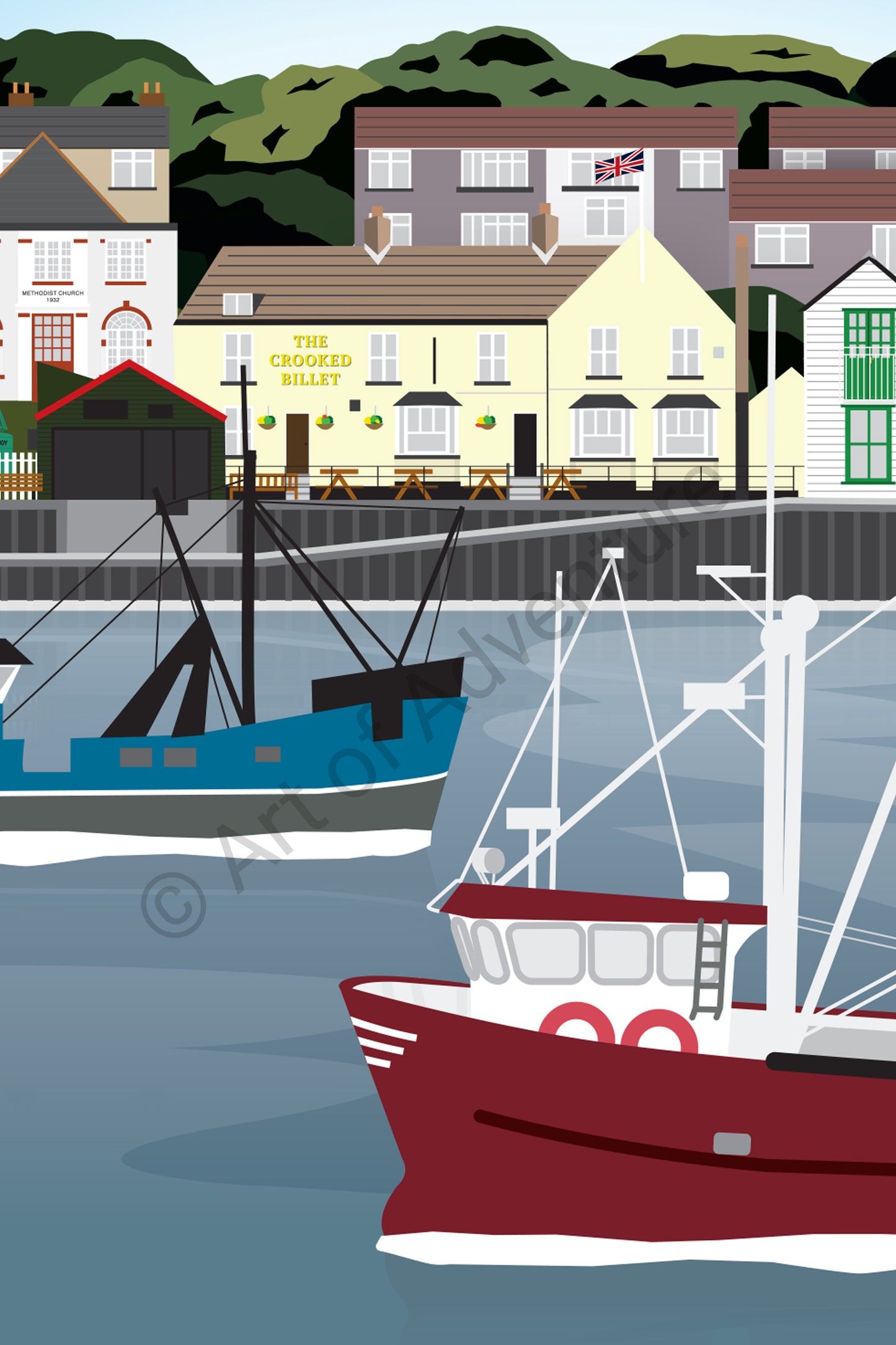 Old Leigh Mini Print – Leigh-on-Sea