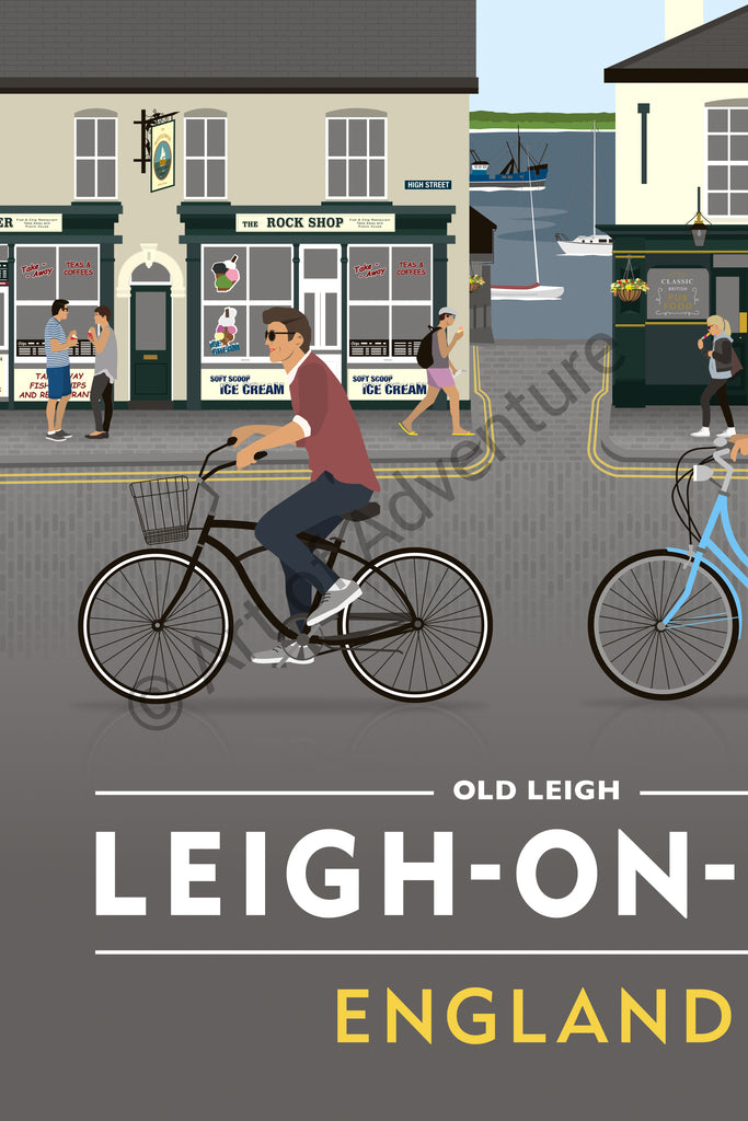 High Street Mini Print – Leigh-on-Sea