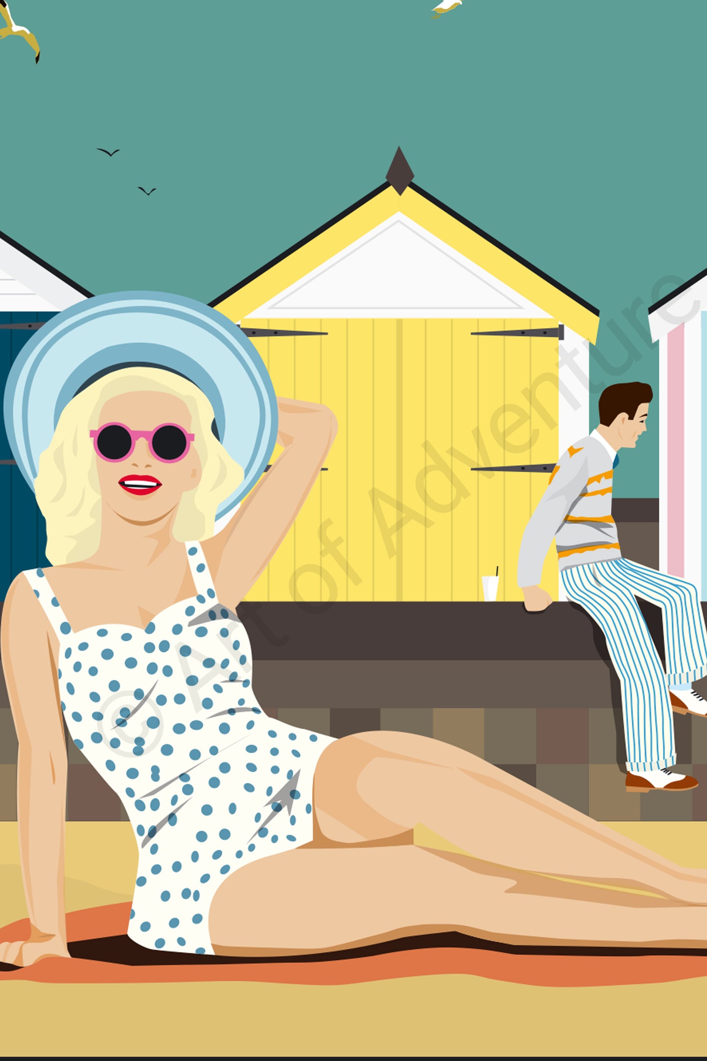 Vintage– Shoeburyness Mini Print