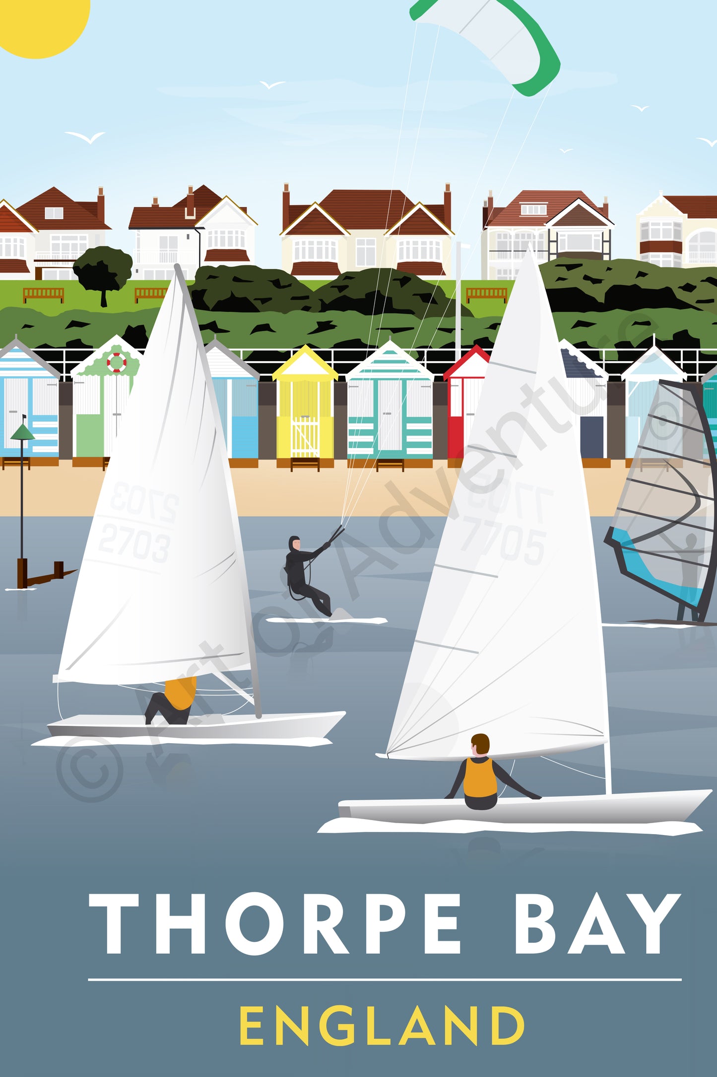 Thorpe Bay Mini Print