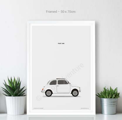 Fiat 500 White - Art of Adventure