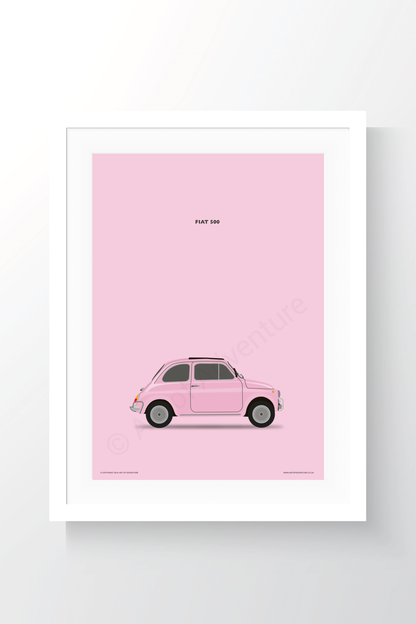 Fiat 500 Pink - Art of Adventure