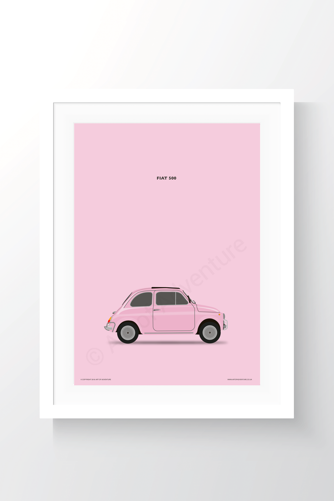 Fiat 500 Pink - Art of Adventure