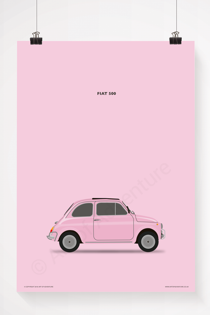 Fiat 500 Pink - Art of Adventure