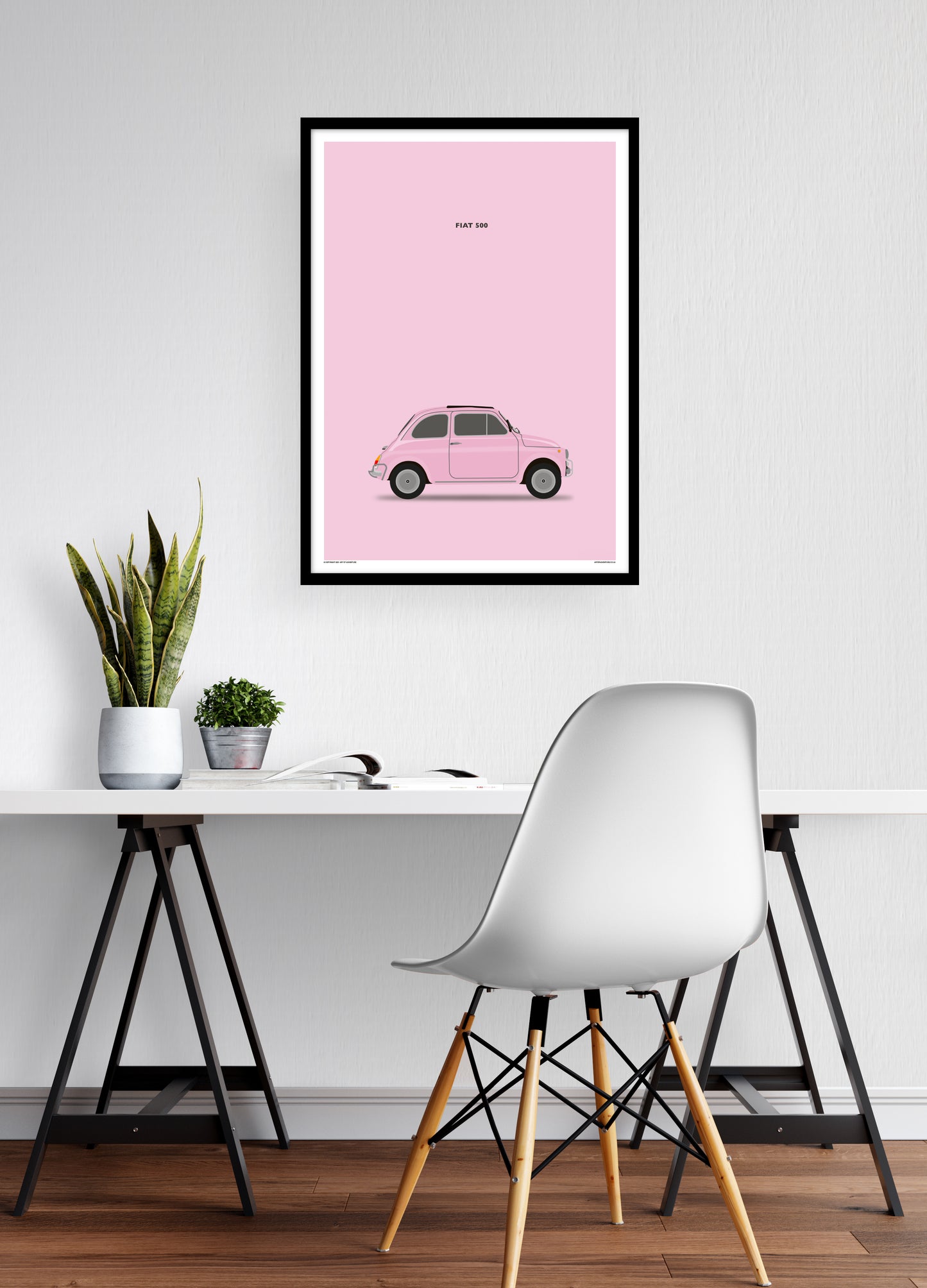Fiat 500 Pink