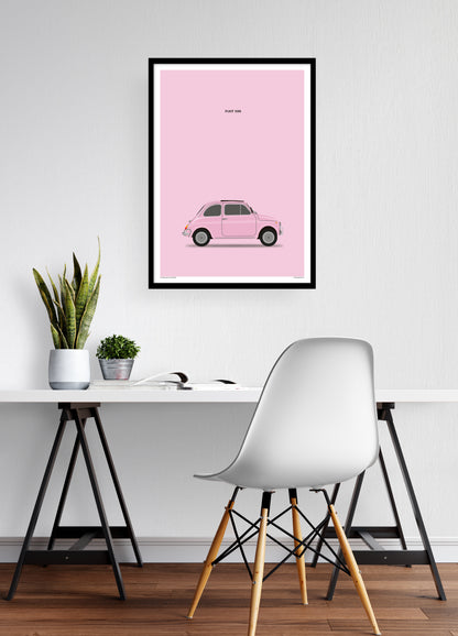 Fiat 500 Pink