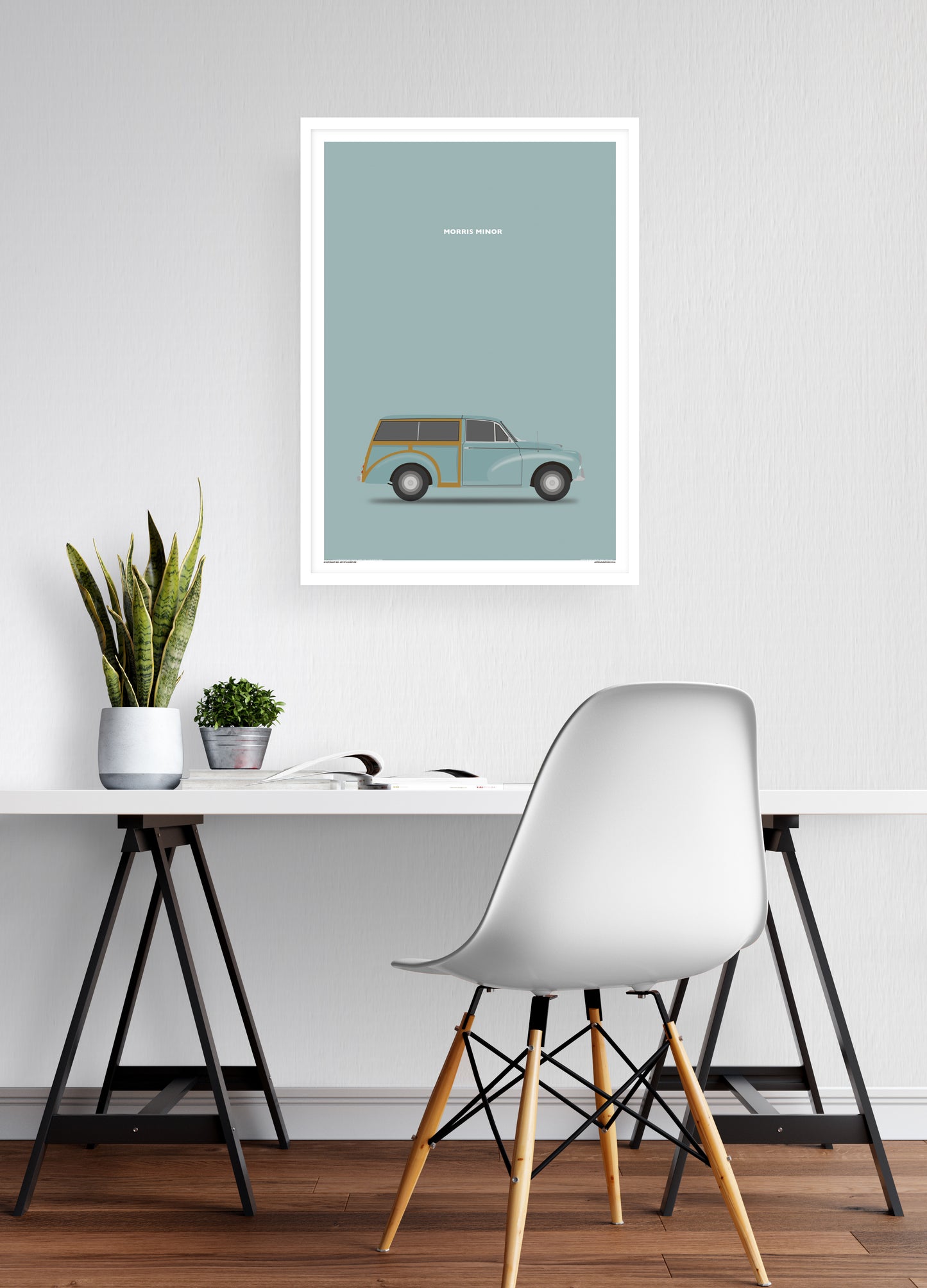 Morris Minor Traveller Blue