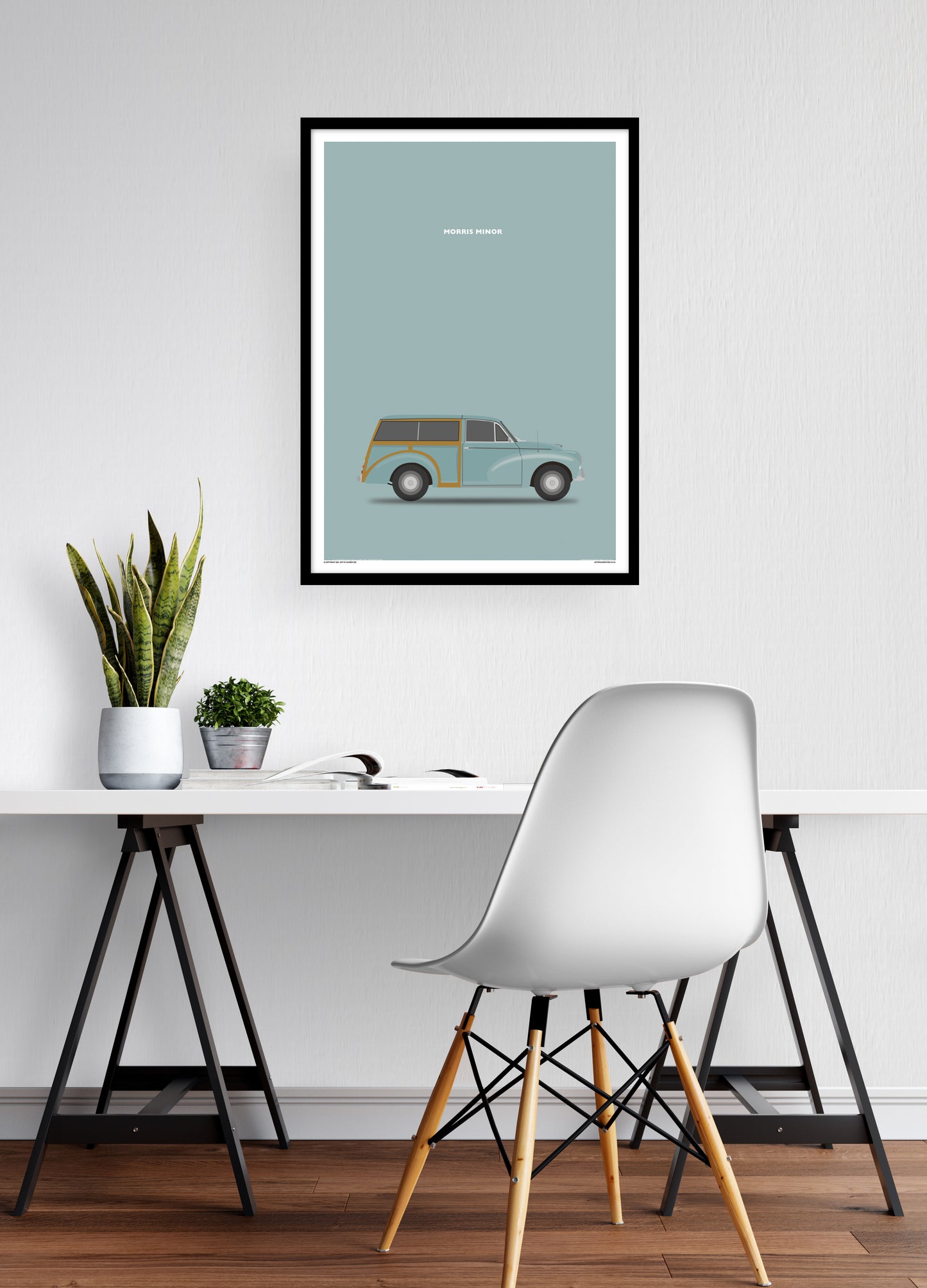 Morris Minor Traveller Blue